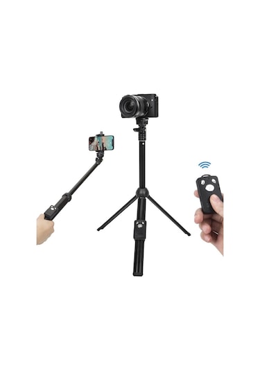 Cbtx Yunteng 2288 Bluetooth Uzaktan Kumanda Telefonu Selfie Çubuk Tripod Taşınabilir Canlı Yayın Braketi