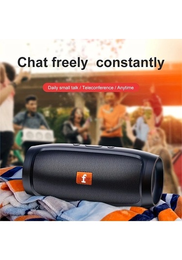 Willowhaven Kırmızı Ebaineng Taşınabilir Kablosuz Hoparlör, Stereo Ses, Usb-c Şarj