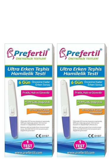 Ultra Erken Teşhis Gebelik/hamilelik Testi - 2 Kutu 2 Test
