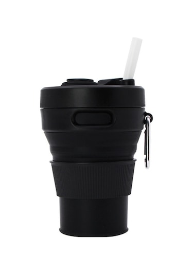 Katlanır Silikon Teleskopik Su Içme Kupası 001 350 Ml