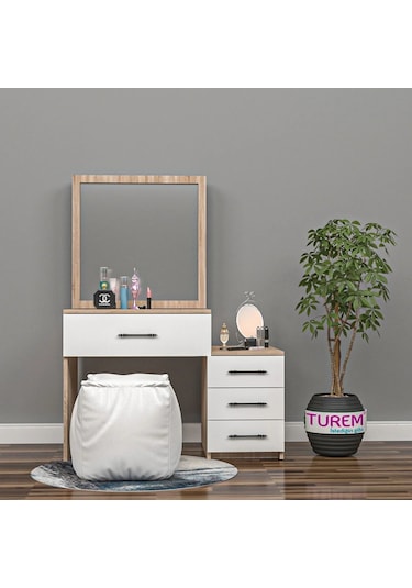 Fresh Makyaj Masası Mdf Antrasit