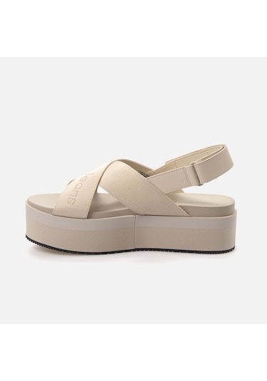 Calvin Klein Kadın Sandalet Yw0yw01362 Bej