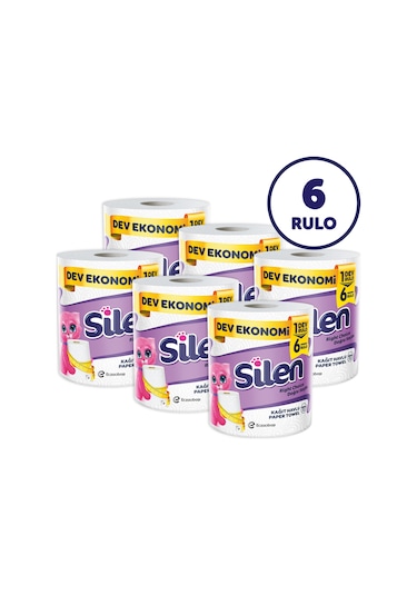 Silen Kağıt Havlu 6'lı Dev Rulo