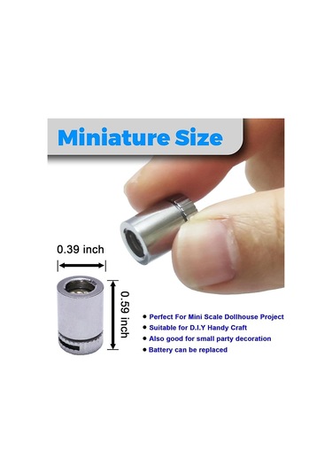 36 Adet Minyatür Işık, El Sanatları İçin Minyatür Led Işıklar, Pil İle Çalışan Mini Spot Işıklar Sıcak Beyaz Diğer