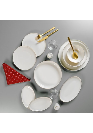 Aryıldız Lima Gold 6 Kişilik 30 Parça Yemek Takımı