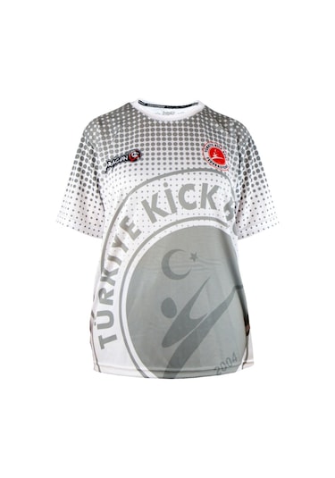 Dragondo Kf2024 Kick Boks Tişörtü Beyaz Kick Boxing Tshirt Beyaz