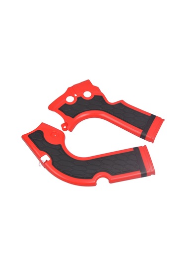 Dinosaurs Honda Crf250r Crf450r Arazi Motosikleti Çerçeve Koruyucu Plastik Koruyucu Kapak İçin Siyah Ve Kırmızı Gosterildigi Gibi