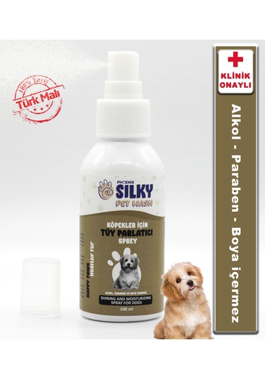 Silky - Köpekler İçin Tüy Parlatıcı Sprey - 100ml