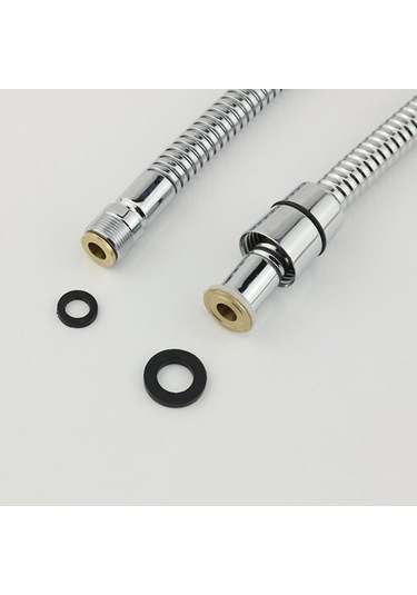 2m Paslanmaz Çelik Duş Hortumu Esnek Kırılmaz El Duşu Hortumu Musluk Sprey Hortumu Banyo El Bağlantı Borusu Deri Pedli Diğer