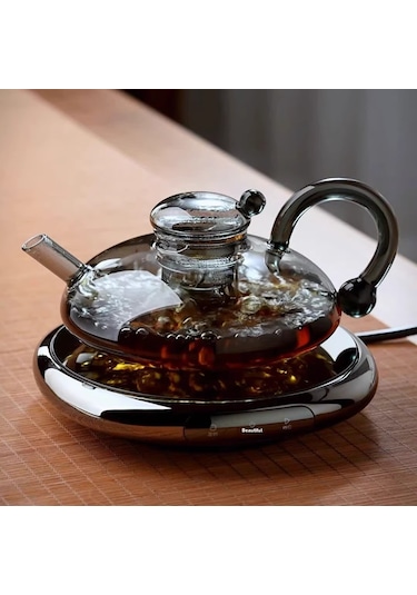 Geekyou Yüksek Kaliteli Isı Dayanıklı Cam Fincan Seti, Ofis Ve Salon İçin El Yapımı Çay/kahve Fincanı, Modern Gelişmiş Tasarım Kum Rengi Fare Kuyruğu Bardak Çok Renkli