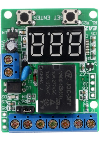 Fosenze 12v Akıllı Röle Modülü - Voltaj Koruma Ve Zamanlayıcı İle Enerji Yönetimi