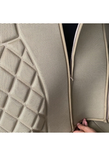 Toyota Hilux Lüx Oto Koltuk Minderi Ön Arka 5'li Set Elegance Serisi Bej