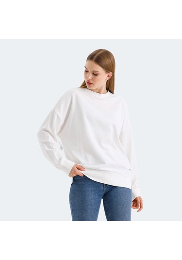 Slazenger VIRTUE Kadın  Beyaz Sweatshirt