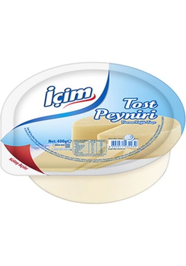 İçim Tost Peyniri 400 G X4 Paket Kolay Eriyen Peynir, Tost Ve Yemekler İçin