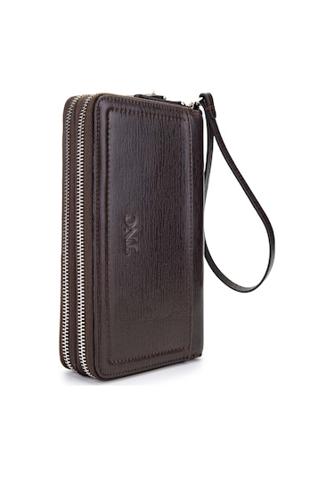 Tamer Tanca Erkek Hakiki Deri Kahverengi El Çantası 301 3015 Erk Canta Sk24-25 Kahve Agc Kbg Kahverengi