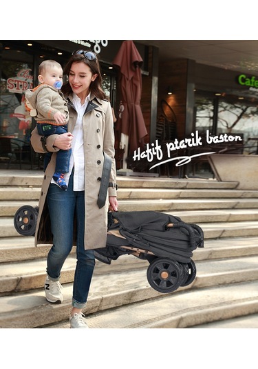 Baby Home 104 Quid Tam Yatarlı Baston Bebek Arabası