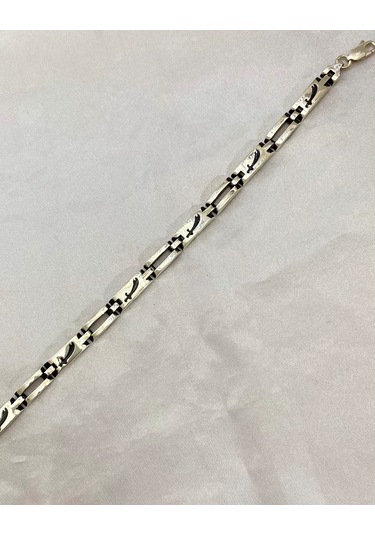 Kelepçeli Kı Lıç Gümüş Erkek Bileklik F160020103