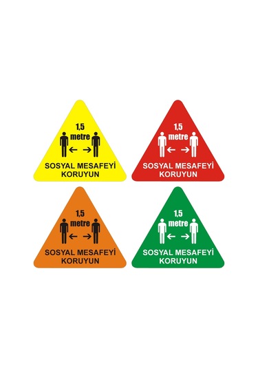 Sosyal Mesafe Uyarı (433468478)