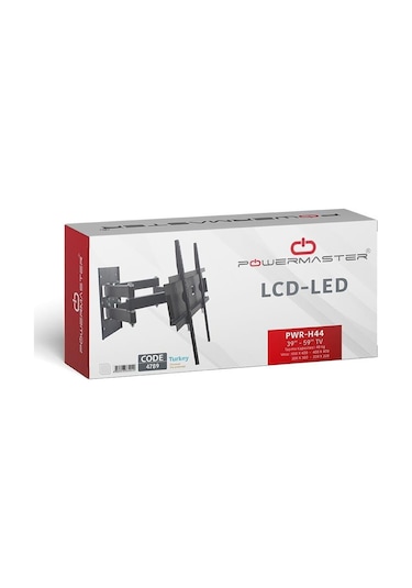 Powermaster Pwr-h44 39''-55'' Çift Kollu Kilitli Hareketli Duvar Askı Aparatı