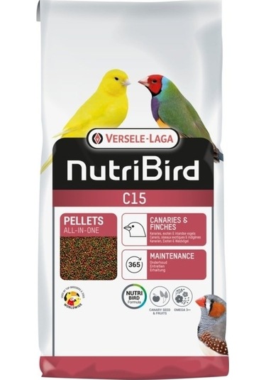 Versele Laga Nutribird C15 Kuş Pellet Yemi 10 KG