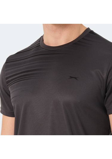 Slazenger RAVEN Erkek  Koyu Gri Tişört