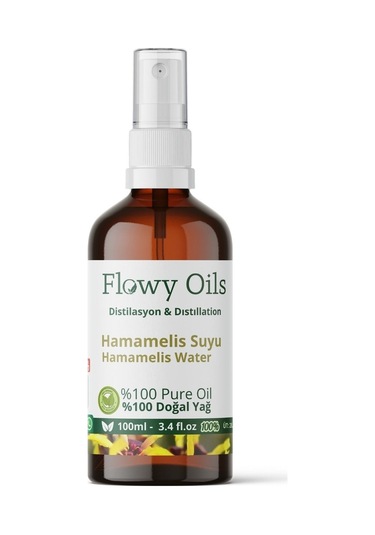 Flowy Oils Hamamelis Suyu Cam Şişe 100 ML