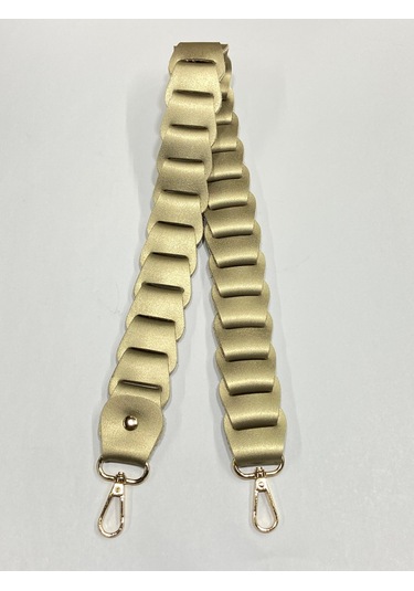 Çanta Sapı / Omuz Çanta Sapı/ Örgü Model / - Gold Gold Altın