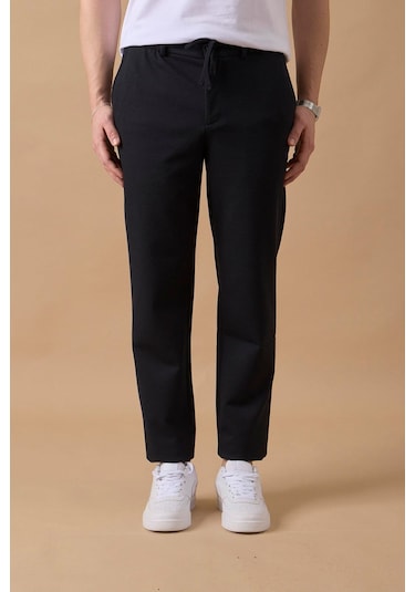 Braccas Erkek Regular Fit Orta Bel Düz Paça Lacivert Pantolon Lacivert