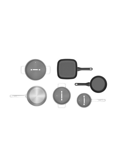 Berghoff 1315089 Dına Helix 9 Parçalı Tencere Seti
