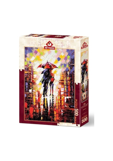 Art Puzzle Şemsiye Altındaki Aşk 500 Parça Puzzle