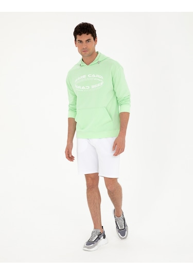 Pierre Cardin Erkek Fıstık Sweatshirt 50285219-vr087 Fıstık Yeşili