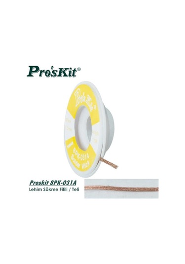 Proskit 8PK 031A Lehim Sökme Fitili