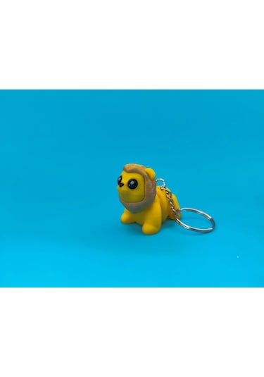 Sevimli Aslan Anahtarlık 3d Baskı Özel Tasarım