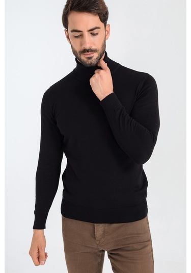 Heyss Balıkçı Yaka Erkek Triko Kazak