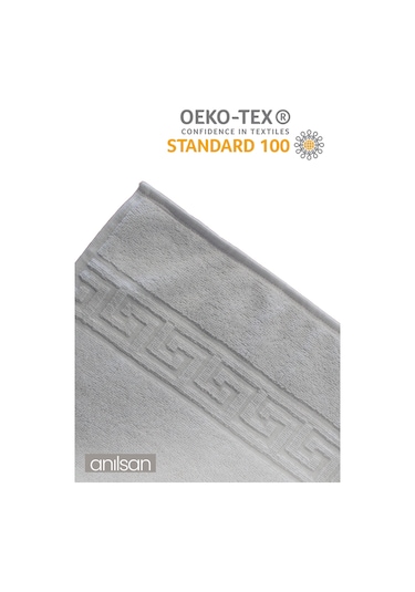 6'lı Beyaz Greek Mini El, Yüz Havlusu 75gr. - 30x50 Cm, %100 Pamuk, Spa Ve Otel Havlusu Beyaz