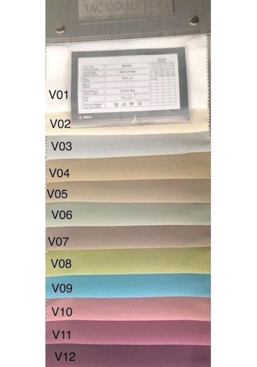 Taç Reges Blackout %100 Karartma Güneşlik Fon Perde 21 Renk (537110555)