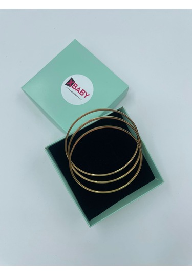 Xbaby Gold Yassı Ajda Bileklik