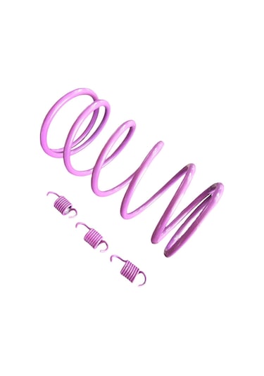 Hero Pleasure 100cc Motosiklet Arka Varyatör Performans Yayı + Balata Yayı  (1500 Rpm)