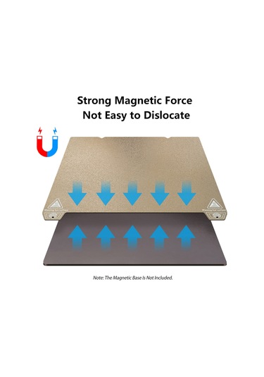 Folinda Ender-3 S1/s1 Pro/5 S1/k1 Uyumlu 235x235mm Peı Manyetik Çelik Levha - Çift Taraflı Peı Kaplama Yumuşak Manyetik Olmadan Diğer