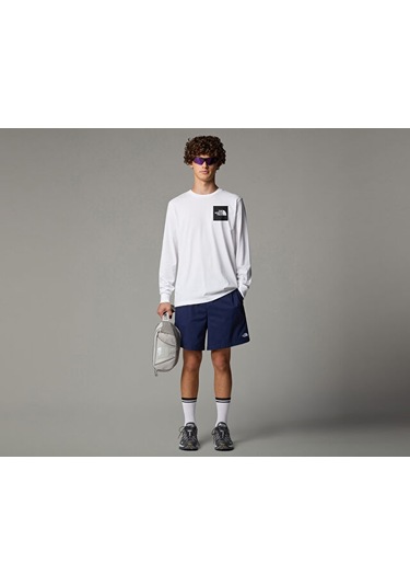 The North Face M L/s Fine Tee Erkek Outdoor Tişörtü Nf0a8a6pfn41 Beyaz Beyaz