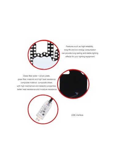 Sones Araba İnteraktif Parmak Işığı Çok Fonksiyonlu Uyarı Anti-arka Çarpışma Işığı Tamam