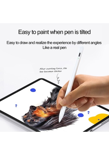 Joyroom Jr-k12 Zhen Miao Serisi Otomatik Çift Modlu Kapasitif Stylus Kalem Beyaz