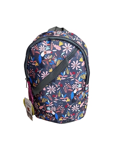 Newbag Tropikal Kız Anaokulu Sırt Çantası Yeni Sezon -siyah Pemb