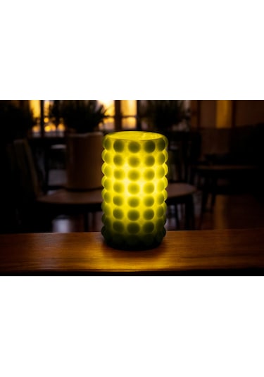 Fener Mum Bubble Long Yeşil Kavun Kokulu Dekoratif Mum