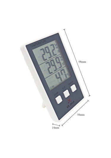 Yeni Lcd Dijital Kapalı Açık Termometre Kapalı Higrometre Sıcaklık Nem Ölçer