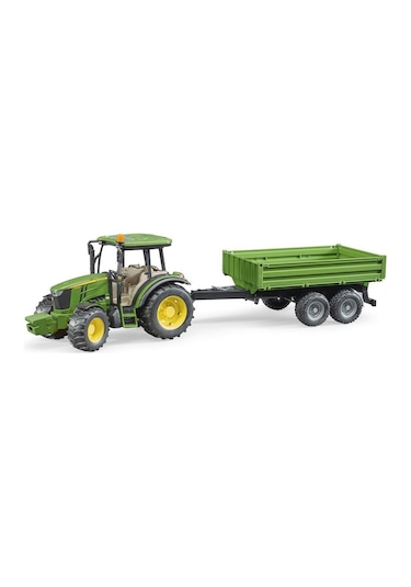 Bruder John Deere 5115M Traktör Ve Römork - Br02108