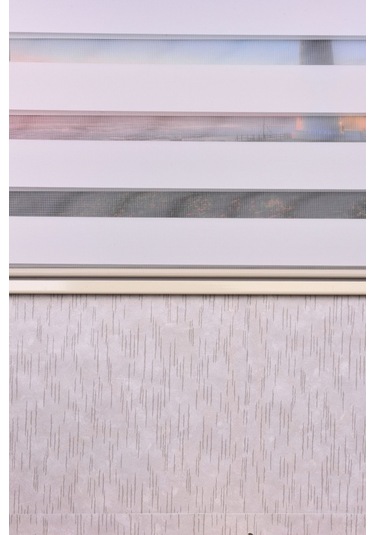 Beyaz Düz Etek Dilimsiz 616-b/1 Zebra Stor Güneşlik Perde