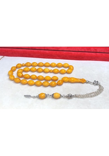 Sarı Orijinal Beyzi Model Katalin Tesbih