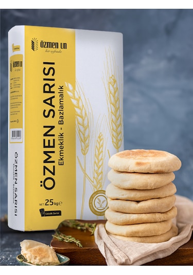 Özmen Un Özmen Sarısı Ekmeklik Bazlamalık Sarı Durum Buğday Un 25 Kg