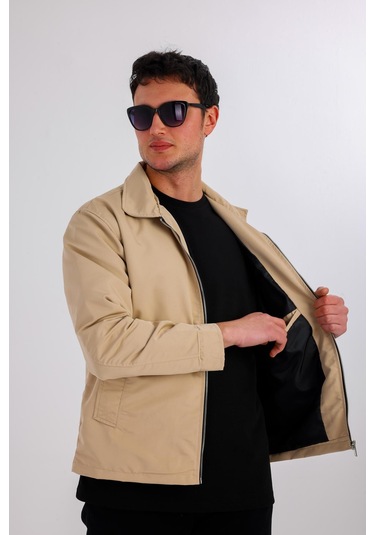 Flecto Su Ve Yağmur Geçirmez Yağmurluk - Krem Krem